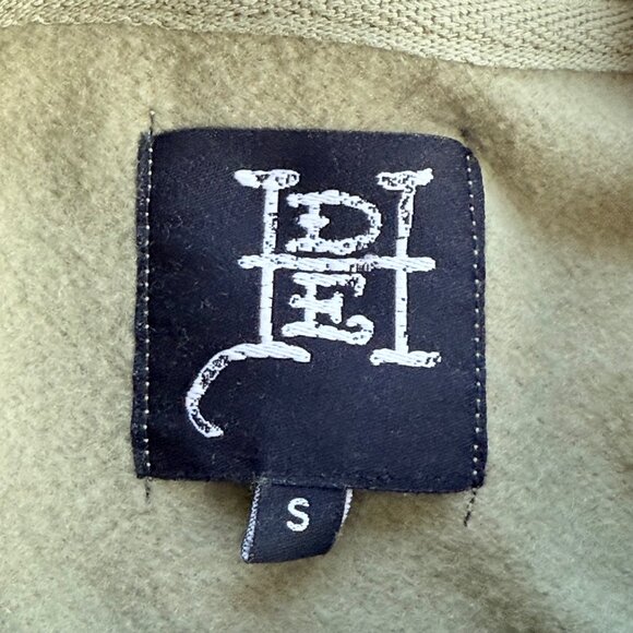 Ed Hardy Men's Olive Green Panther Tattoo Hoodie Sweatshirt Size Small NWT - Picture 6 of 12